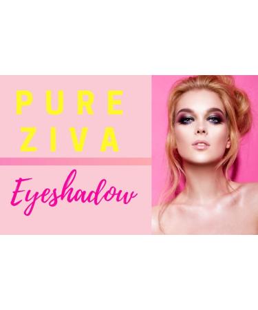Pure Ziva Golden Coral Pink Peach Shimmer Bronze Vegan Eyeshadow - Talc & Paraben Free, Cruelty-Free - Buy Online on SooperMarket.com