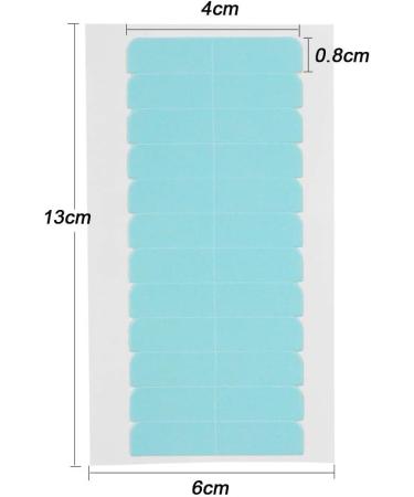 Hair Extension Tape Tabs - 120 PCS Double Sided Adhesive for Water Proof Extensions - 4cm*0.8cm - Buy Online on SooperMarket.com
