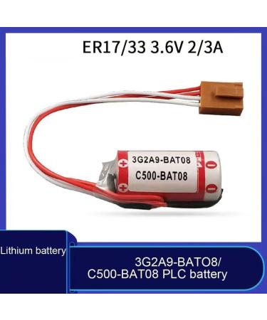 Buy 15 Pack ER17/33 2/3A 3.6V Batteries - 1600mAh PLC Battery for 3G2A9-BAT08 & C500-BAT08 | International Shipping Available - Buy Online on SooperMarket.com