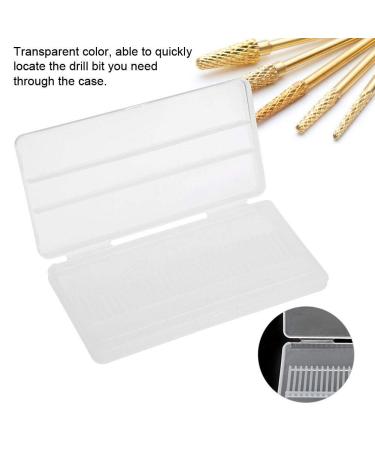 Drill Bit Storage Box - Dekaim 30 Holes Organizer for Manicure Drill Bits - Durable Display Case & Holder - Buy Online on SooperMarket.com
