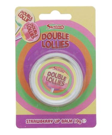 Swizzels Double Lollies 10 g Lip Balm Strawberry Tin