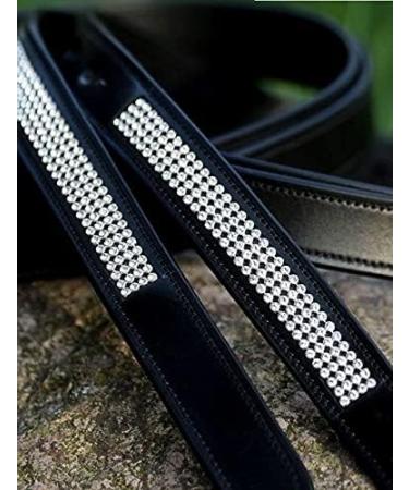 Glitter Rhinestone Stirrup Leathers - 145/155 cm | Tysons High-Quality Leather Straps for Equestrian Excellence - International Shipping Available - Buy Online on SooperMarket.com