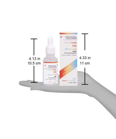 Niacinamide Serum for Face | Anti-Aging with 5% Niacinamide & Hyaluronic Acid | Moisturizing Brightening Reduces Dark Spots & Fine Lines - 1oz - Buy Online on SooperMarket.com