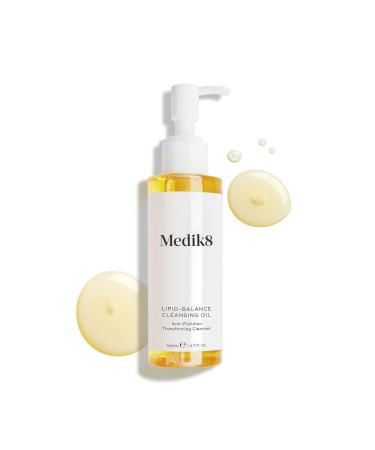 Medik8 Lipid-Balance Cleansing Oil - Transformative Anti-Pollution Cleanser - Removes Impurities Sunscreen & Waterproof Makeup - Nourishes & Balances Skin - All Skin Types