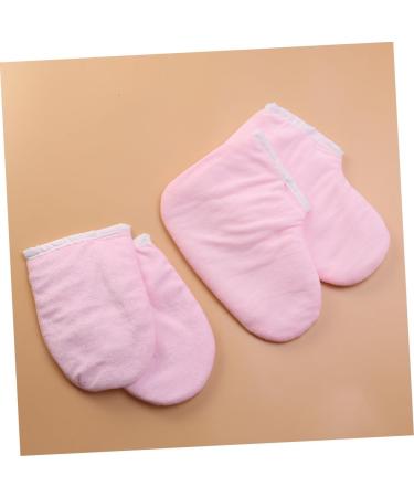 minkissy 2 Pairs Paraffin Wax Gloves Dry Hands Gloves Paraffin Wax Mittens Bath Mitt Heated Glives Mittens Kids Beauty Gloves Paraffin Wax Warmer Mittens Thermal Heated Mitt Product Care - Buy Online on SooperMarket.com