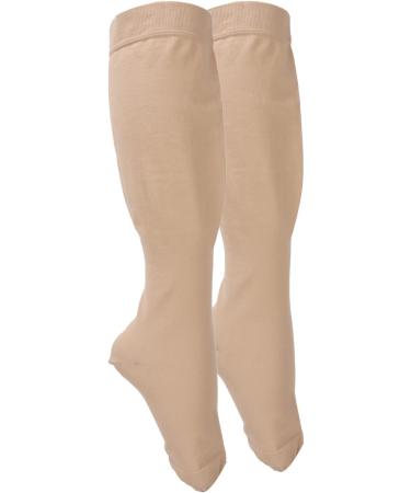 Knee-High Compression Stockings 23-32 mmHg for Varicose Veins | Improved Blood Circulation | Support for Nurses Running & Hiking | Plus Size 3XL - Buy Online on SooperMarket.com