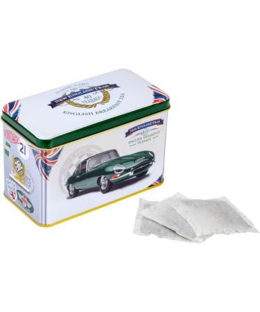 New English Teas Jaguar E-Type Tea Tin - 40 English Breakfast Teabags Earl Grey - Buy Online on SooperMarket.com