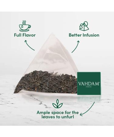 Vahdam Darjeeling Black Tea - 100% Pure Medium Caffeine Tea Bags (30 Tea Bags) | Ideal for Hot Iced Tea & Kombucha | Authentic Indian Darjeeling Tea (2 Pack) - Buy Online on SooperMarket.com