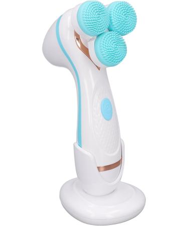 Facial Cleansing Brush Electric Facial Scrubber Silicone Multifunctional USB Rechargeable Deep Cleansing for Daily Life (Blue) - Buy Online on SooperMarket.com