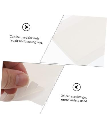 Didiseaon 5 Sheets Double-sided Tape 2 Side Adhesive Hair Tapes Adhesive Strips for Hair Extension Lace Wig Tape in Hair Extensions Human Hair Wig Tape Water Proof Double Sided Tape White 2X0.5X0.1CM White - Buy Online on SooperMarket.com