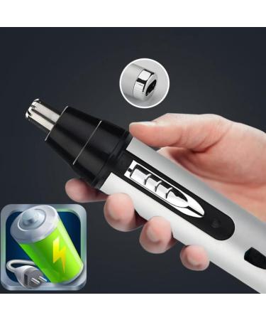 4-in-1 Electric Nose Hair Trimmer for Women | USB Rechargeable Ear & Eyebrow Hair Clippers | Easy Cleansing & Grooming - Buy Online on SooperMarket.com