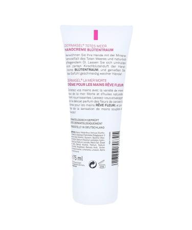 DERMASEL Dead Sea Hand Cream Blossom Dream - Moisturizing & Nourishing Hand Care | International Shipping Available - Buy Online on SooperMarket.com