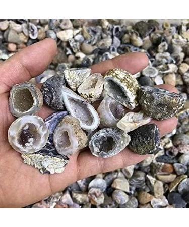 Natural Small Rough Stone raw Crystal Agate geode 10pc - Buy Online on SooperMarket.com
