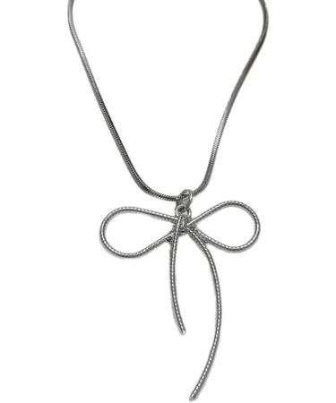 Oralgos Elegant Fashion Necklace - Stylish Snake Bone Choker with Loop Trailer for a Cool Collarbone Look - International Shipping - Buy Online on SooperMarket.com