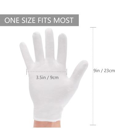 Occan Moisturizing Gloves 30 Pairs - White Cotton Overnight Gloves for Dry Hands, Eczema, Sensitive Skin - Men and Women - Pack of 1 - Buy Online on SooperMarket.com