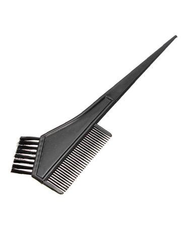 Professional Hair Coloring Kit - 4 Pcs Plastic Dyeing Bowl Comb Brush Set for Salon Use - Black - Buy Online on SooperMarket.com