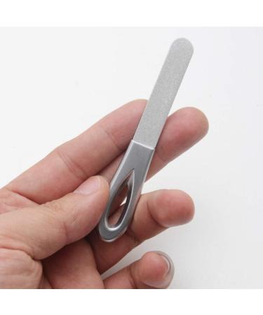 Desikixudy Stainless Steel Nail Art File Rod Double Sides Buffer Grinding Finger Polish Acrylic Gel Manicure Tools - Buy Online on SooperMarket.com