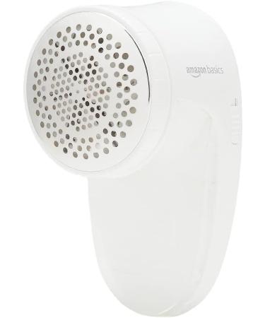 Amazon Basics Battery Operated Fabric Shaver | Lint & Fuzz Remover - 2 Spare Blades | International Shipping Available - Buy Online on SooperMarket.com