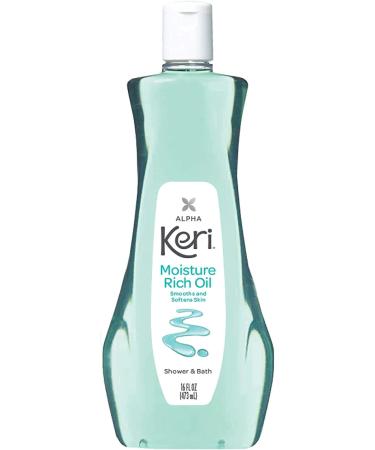 Keri Moisturizing Shower and Bath Oil, 16 Fl Oz 16 Fl Oz (Pack of 1)