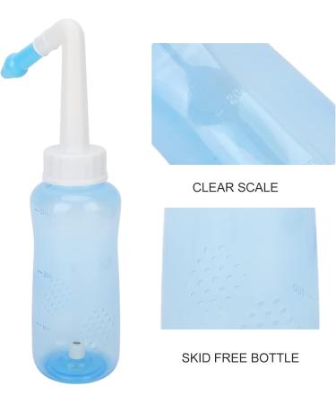 Sinus Rinse Nasal Wash 300ml Nasal Irrigation Set Moderate Water Stream Dust Foreign Objects Remove Nose Washing Cleaner Bottle Cleaner Pressure for Adult & Kid - Buy Online on SooperMarket.com