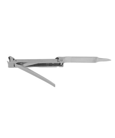 Stainless Steel Nail Clipper Portable Textured File Folding Nail Clipper for Travel