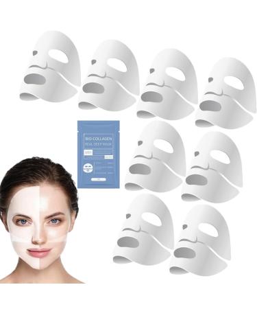 Bio Collagen Face Mask Overnight Bio Collagen Real Deep Mask Overnight Collagen Overnight Mask Bio-Collagen Deep Hydrating Overnight Mask (8PCS)
