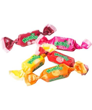 Mamba - Party Fruit Chews Perfect for Easter & Mother's Day 5 Fruit Flavours 1 kg Sharing Bag (Pack of 1) - Buy Online on SooperMarket.com