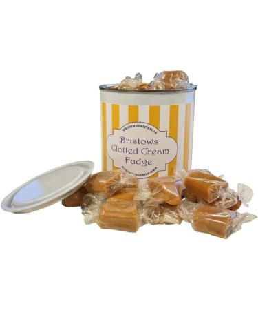Personalized Customise With Your Own Message 250g Paint Pot Tin of Bristow's Clotted Cream Fudge - Buy Online on SooperMarket.com