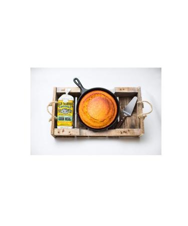 Old School Stone Ground Self-Rising White Cornmeal - 2lb Bag | Made with Non-GMO North Carolina White Corn - Buy Online on SooperMarket.com