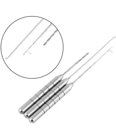 Alomejor 3Pcs Set Aluminum Alloy Bait Needle Fish Drill Rig Kit - Perfect Rigging Tool for Anglers - Buy Online on SooperMarket.com