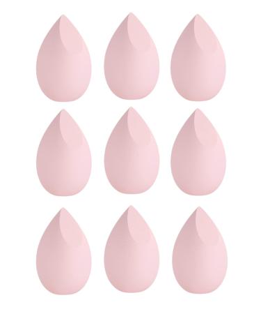 Makeup Sponges Set 9 Pieces Beauty Blender Foundation Powder Concealer Sponge Sponge Pink