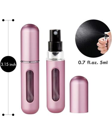 Rosiya Perfume Atomiser pack of 5pcs Perfume Travel Bottle 5ML Refillable Perfume Spray Bottle Easy to Refill Empty Atomiser Bottle for Purse Handbag Pocket and Luggage (Matte) Matte Pack of 5 - Buy Online on SooperMarket.com