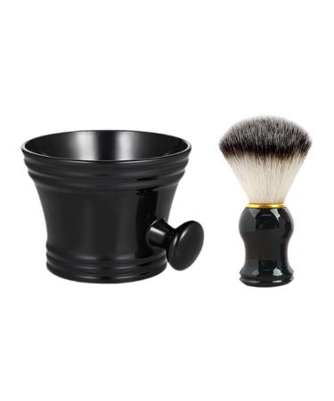 Magidal cleaning bowl razor brush set wet razor brush gift soap brush for accessories husband hairdressing salon travel men