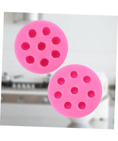 MAGICLULU Decor 4 Pcs Cakesicles Mold Non-Stick Mold Silicone Mold Cake Decorations Pink Mold Cake Decorating Tool Fondant Mold DIY Mold Cake Toppers Cake Mold Blueberry Fondant Cake medium - Buy Online on SooperMarket.com