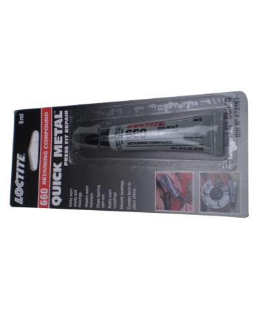 660 Quick Metal Retaining Compound Press Fit Repair - 6 ml | Strong & Fast-Acting Adhesive - Buy Online on SooperMarket.com