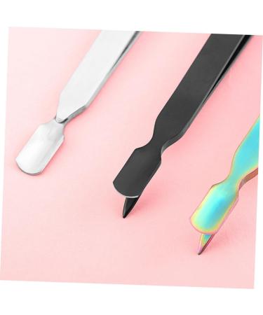 FOMIYES 1pc Tweezers Nail Art Clip Nail Pincher Manicure Tool 17*0.9cm Silver - Buy Online on SooperMarket.com