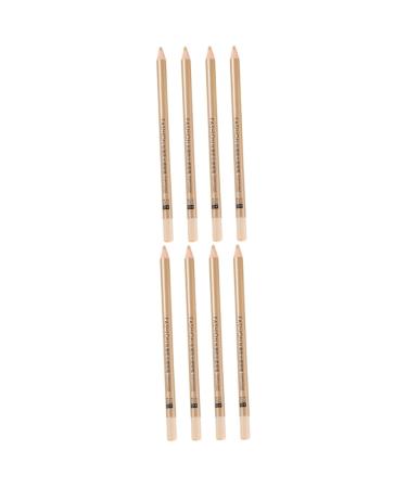 HAPINARY 8 Pcs Concealer Pen Concealer for Freckle Concealer for Marks Makeup Concealer White Wooden