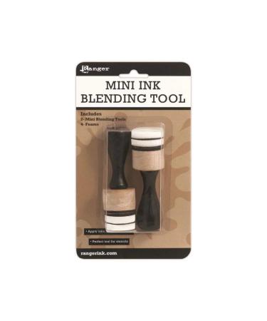 Mini Ink Blending SET of 2 Tools and 4 Foams White
