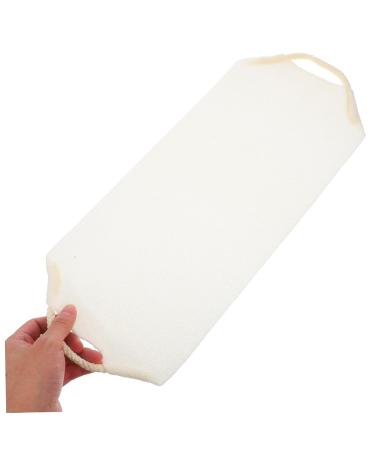 NOLITOY Exfoliating Back Rub Bath Towel & Washcloth with Handles | Long Body Scrubber for Shower | Nylon Foaming Puff - Ideal for a Refreshing Bath Experience - Buy Online on SooperMarket.com