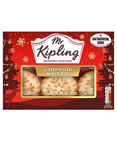 Mr Kipling 6 Deep Filled Mince Pies