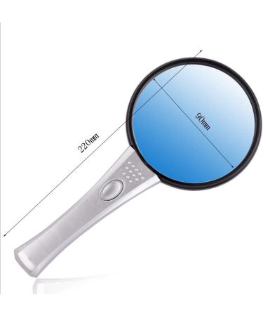 XENITE Handheld Magnifier with LED Light Handheld 10 Times Reading Magnifier OfficeProducts Magnifier - Buy Online on SooperMarket.com