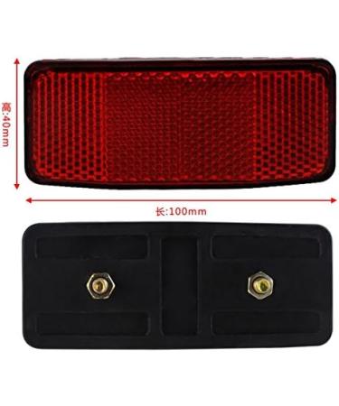 Cunluna Bicycle Safety Warning Reflector Disc for Rear Rack Frame | International Shipping Available - Buy Online on SooperMarket.com