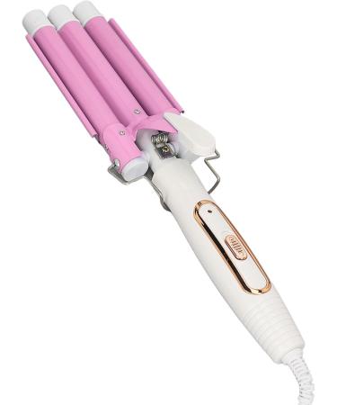 3 Barrel Curling Iron Wand - Adjustable Temperature Ceramic Lasting Waves Flexible for All Hairstyles - US Plug - Buy Online on SooperMarket.com