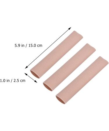 Healeved 15pcs Gel Toe Separators with Pressure Relief - Breathable Fabric Sleeves for Hammertoes, Bunions, and Toe Spreading - Pink (15X2.5X2.5CM) - Buy Online on SooperMarket.com