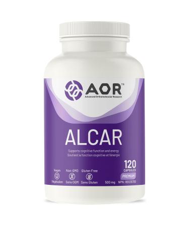 AOR - ALCAR 120 Capsules - Helps to Reduce Fatigue - Helps to Relieve Pain Associated with Diabetic Neuropathy - Helps Maintain Cognitive Function During Aging