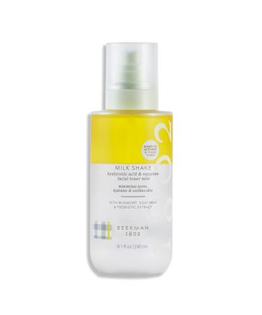 Beekman 1802 Milk Shake - 8 oz - Hyaluronic Acid & Squalane Facial Toner Mist - Hydrates & Relieves Redness - Non-Comedogenic  Alcohol Free & Cruelty Free