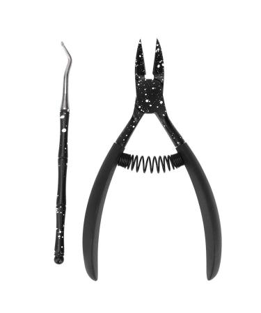 Stainless Steel Nail Clipper Scissor Olecranon Dead Skin Remover Cuticle Removal Tool Nail Scissors Set Iron Boxed for Paronychia