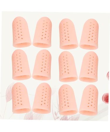 Healeved Silicone Gel Toe Sleeve Protectors - 18 Pairs/12pcs Anti-Friction Toe Covers - Skin Color - 4.5X2.1 cm - Buy Online on SooperMarket.com