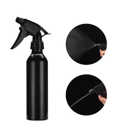 Portable Aluminium Alloy Spray Bottle 250ml - Black Hair Water Sprayer for Barbers | International Shipping - Buy Online on SooperMarket.com