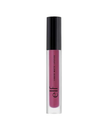 e.l.f. Cosmetics Liquid Matte Lipstick - Highly Pigmented, Quick Drying, Smudge Proof with Nourishing Properties in Berry Sorbet - Buy Online on SooperMarket.com